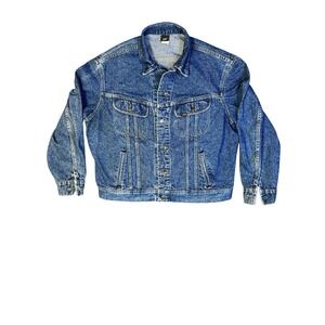 Lee‎ Riders Denim Jacket Men's Size 46R PATD-153438 VTG
